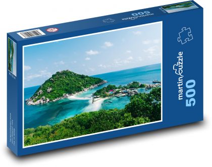 Islands - beach, sea - Puzzle of 500 pieces, size 46x30 cm 