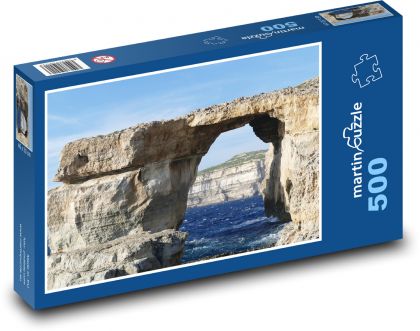 Malta - Gozo, more - Puzzle 500 dielikov, rozmer 46x30 cm 
