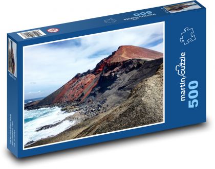 Sopka - Lanzarote, Španielsko - Puzzle 500 dielikov, rozmer 46x30 cm 