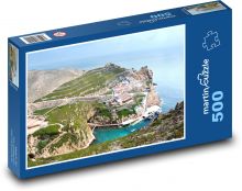 Ostrov Berlengas - Porugalsko, moře Puzzle 500 dílků - 46 x 30 cm