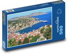 Ostrov Symi - Řecko, moře Puzzle 500 - 46x30 cm