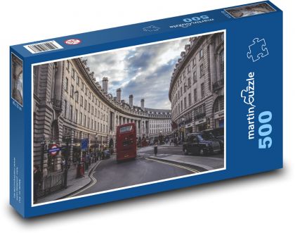 Londýn - Regent Street, Anglicko - Puzzle 500 dielikov, rozmer 46x30 cm 