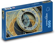 Orloj - Praha, Česká republika Puzzle 500 dílků - 46 x 30 cm