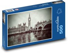 Velká Británie - město, Londýn Puzzle 500 dílků - 46 x 30 cm