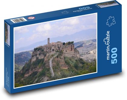 Italien - mittelalterliche Stadt, Europa - Puzzle - 500 Teile