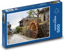 Magome - Japonsko, ulice Puzzle 500 dílků - 46 x 30 cm