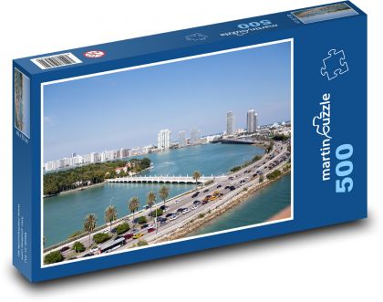 Miami - město, provoz - puzzle 500 dílků