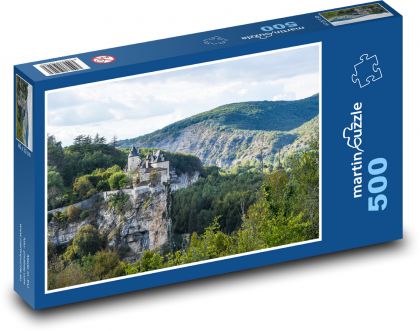 Dom - mesto, príroda - Puzzle 500 dielikov, rozmer 46x30 cm 