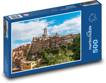 Siena - Stredoveké mesto, Taliansko.jpg - Puzzle 500 dielikov, rozmer 46x30 cm 