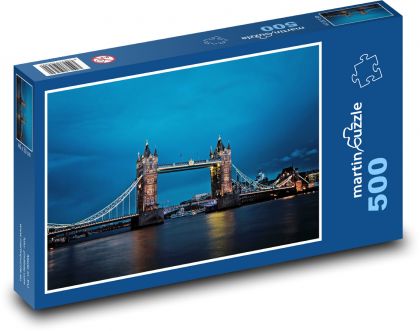 Tower Bridge - Anglie, most - puzzle 500 dílků