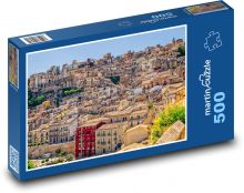 Sicílie - Itálie, město Puzzle 500 - 46x30 cm