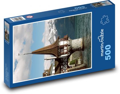 Oberhofen - Schloss, Schweiz - Puzzle - 500 Teile