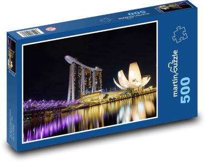 Singapur - Asien, Luxus - Puzzle - 500 Teile