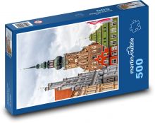 Greifswald - Německo, město  Puzzle 500 dílků - 46 x 30 cm