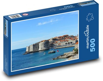 Dubrownik - stare miasto, Chorwacja - Puzzle 500 elementów, rozmiar 46x30 cm