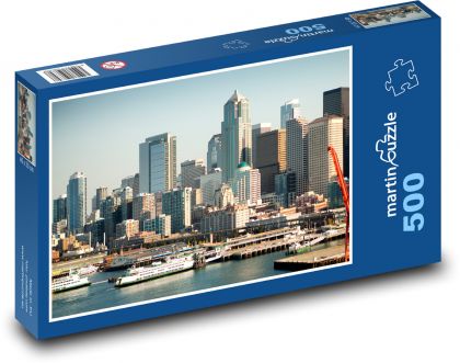 Seattle - Washington, lode - Puzzle 500 dielikov, rozmer 46x30 cm 