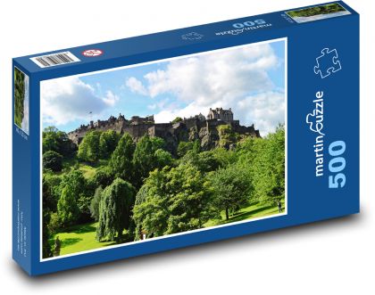 Edinburgh Castle, Scotland - Puzzle of 500 pieces, size 46x30 cm 