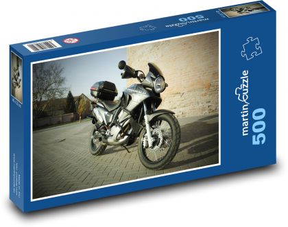 Motorcycle - Honda Transalp - Puzzle of 500 pieces, size 46x30 cm 