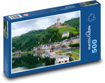 Landscape - city, forest - Puzzle of 500 pieces, size 46x30 cm 