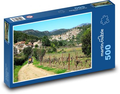 Príroda - krajina, Francúzsko - Puzzle 500 dielikov, rozmer 46x30 cm 