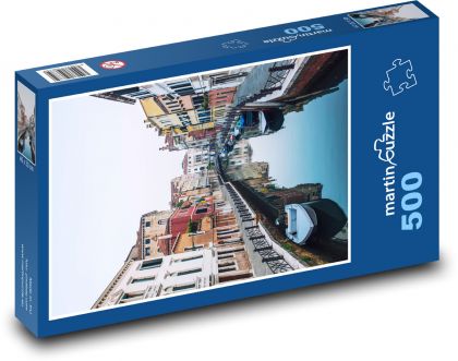 City - Italy, river - Puzzle of 500 pieces, size 46x30 cm 