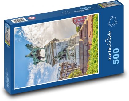 Platz - Statue, Denkmal - Puzzle - 500 Teile