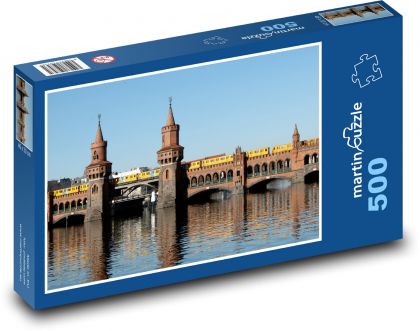 Berlín - Německo, most - Puzzle 500 dílků, rozměr 46x30 cm