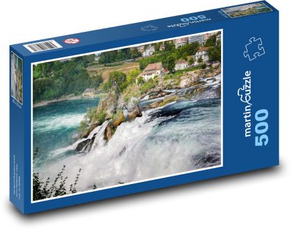 Rhine - Germany, river - Puzzle of 500 pieces, size 46x30 cm 