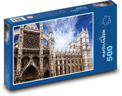 Westminster - abbey, architecture - Puzzle of 500 pieces, size 46x30 cm 