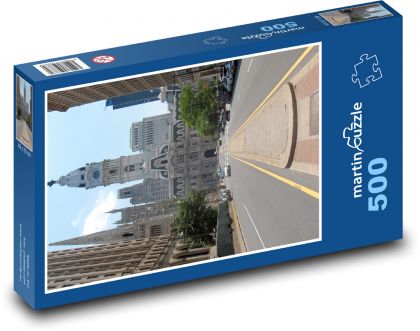 Philadelphia - city center, city - Puzzle of 500 pieces, size 46x30 cm 
