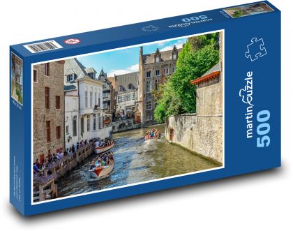 Belgicko - Bruggy - Puzzle 500 dielikov, rozmer 46x30 cm 