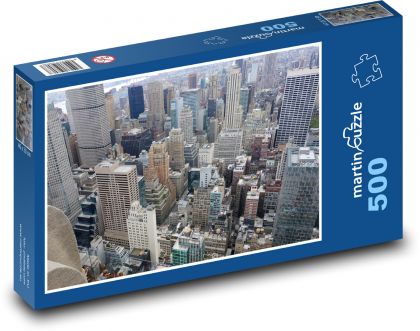 New York - streets, skyscraper - Puzzle of 500 pieces, size 46x30 cm 