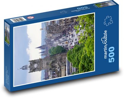 Edinburgh - Škótsko, mesto - Puzzle 500 dielikov, rozmer 46x30 cm 