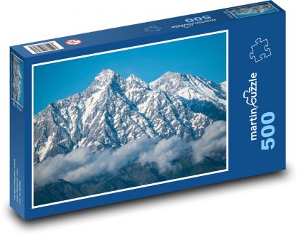 Himalayan Snowy Mountains - Puzzle 500 elementów, rozmiar 46x30 cm