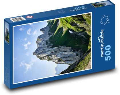 Hory - Appenzell, Švýcarsko - Puzzle 500 dílků, rozměr 46x30 cm