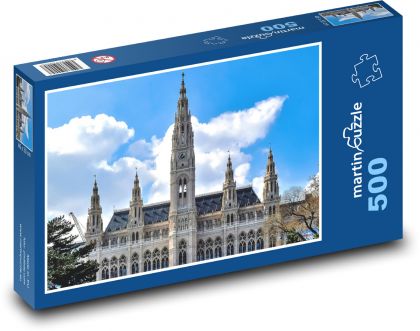 Viedenská radnica - Rakúsko - Puzzle 500 dielikov, rozmer 46x30 cm 