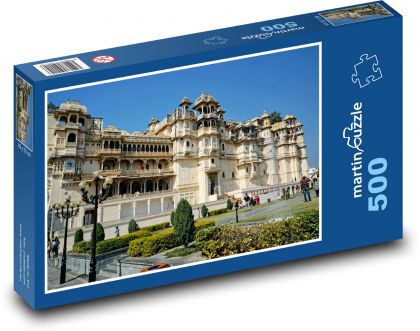 Udajpur - India, palác - Puzzle 500 dielikov, rozmer 46x30 cm 