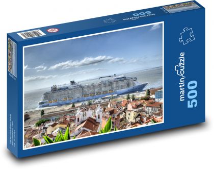 Výletná loď na mori - Puzzle 500 dielikov, rozmer 46x30 cm 