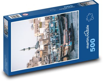 Arabia - a city with boats - Puzzle of 500 pieces, size 46x30 cm 