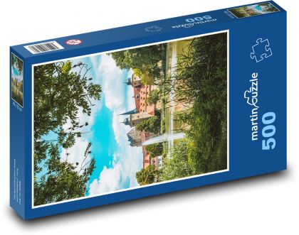 Zámok - príroda - Puzzle 500 dielikov, rozmer 46x30 cm 
