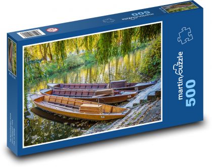 Boote - Boote auf dem Fluss - Puzzle - 500 Teile
