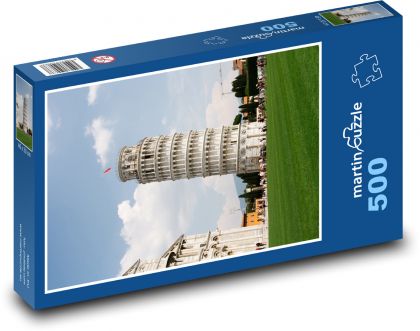 Wieża w Pizie, Włochy - Puzzle 500 elementów, rozmiar 46x30 cm