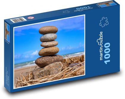 Pyramid of stones - Puzzle 1000 pieces, size 60x46 cm 