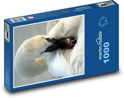 Bílá labuť  - puzzle 1000 dílků