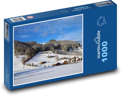 Hochgebirgsdorf - Puzzle - 1000 Teile
