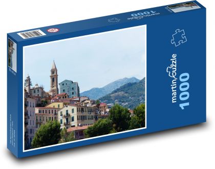 Ventimiglia - Italy, historical center - Puzzle 1000 pieces, size 60x46 cm 