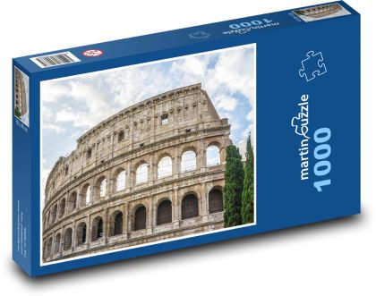 Řím - Itálie, Koloseum - Puzzle 1000 dílků, rozměr 60x46 cm