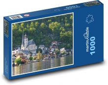 Lakeside houses Puzzle 1000 pieces - 60 x 46 cm 