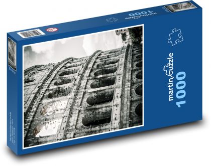 Řím - Itálie, koloseum - Puzzle 1000 dílků, rozměr 60x46 cm