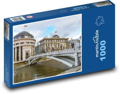 Skopje - North Macedonia - Puzzle 1000 pieces, size 60x46 cm 